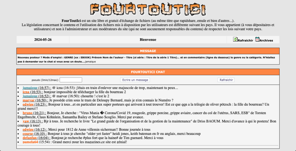 Fourtoutici click nouvelle adresse