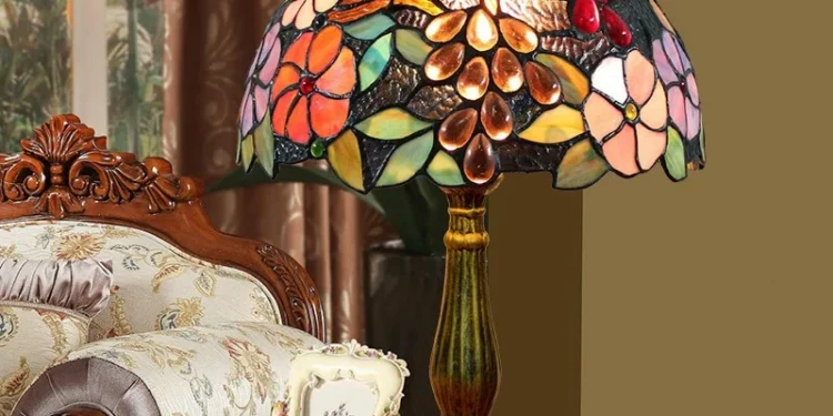 Un luminaire Tiffany